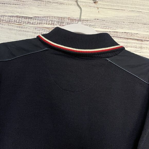 Navigare Men’s Medium Sweater Navy Wool Blend Nautical Yachting Preppy Italy - Picture 6 of 10